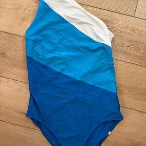 Summersalt The Sidestroke One-Shoulder Swimsuit - size 12